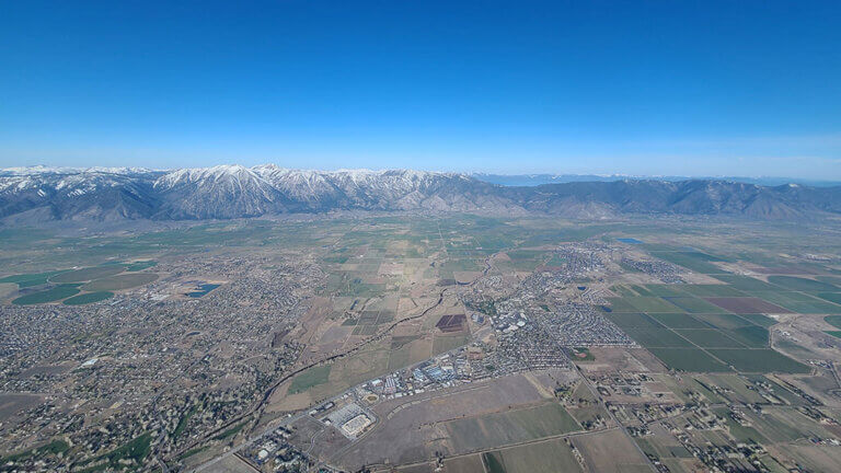 View of from balloon