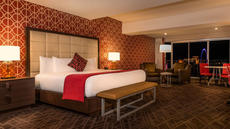 Hotel room at Bally's Las Vegas
