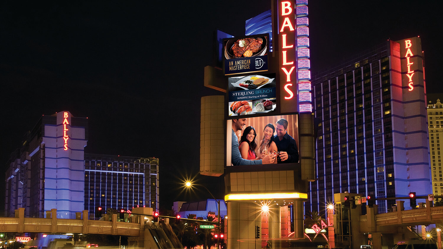 Bally's Hotel Las Vegas, Casino floor tour. 