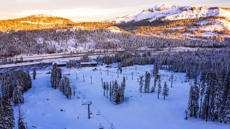 the view at boreal ski resort
