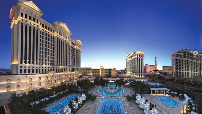 Caesars Palace pools