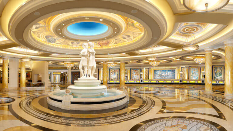 Inside Caesars Palace