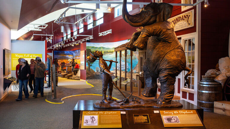seeing the elephant at the california trail interpretive center in elko nv