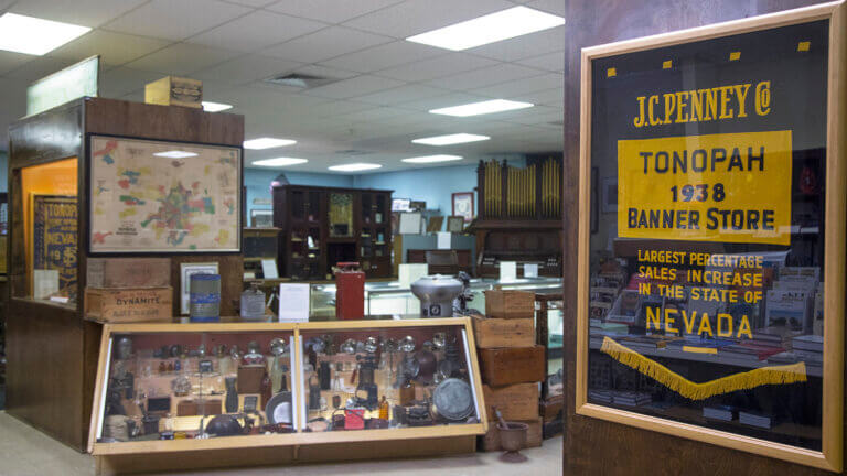 Inside at Central Nevada Museum