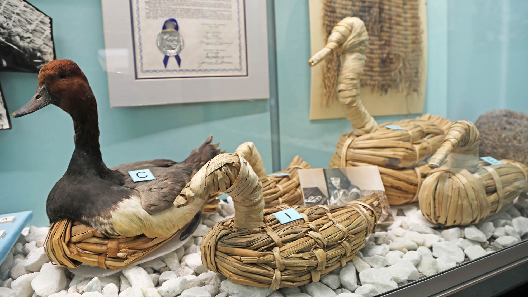 Lovelock Cave & Backcountry Byway Tule Duck Decoys at Lovelock Cave