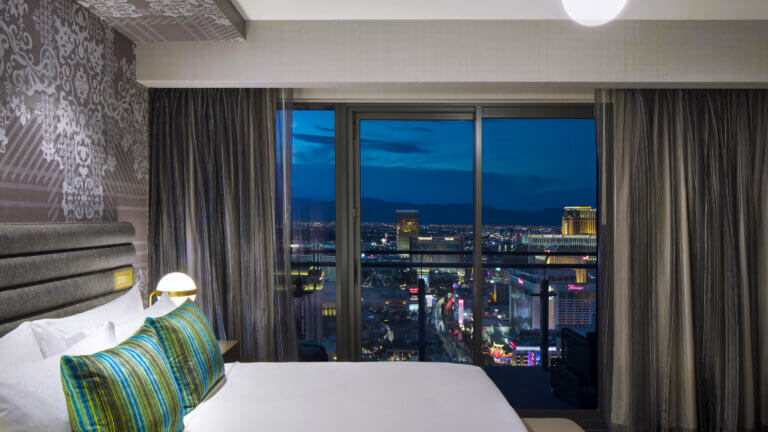 single bed room at the cosmopolitan in las vegas