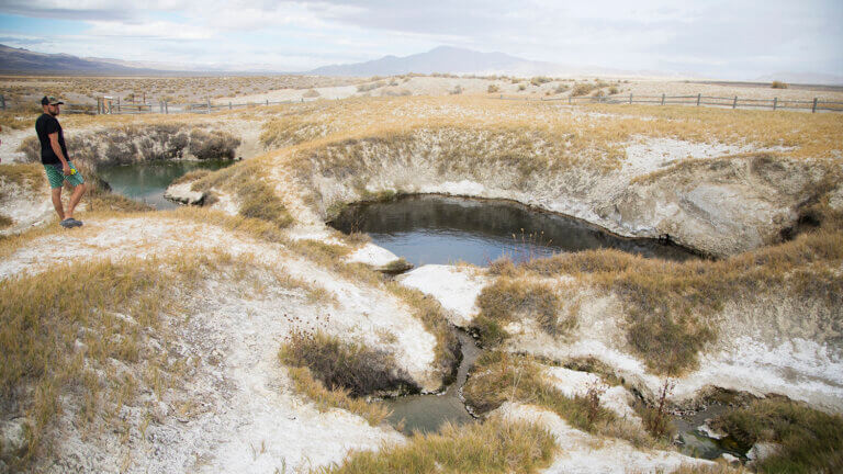 black rock desert hiking