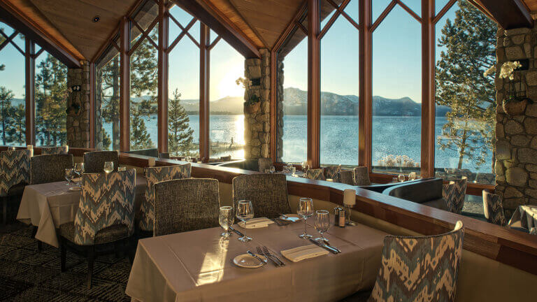 Dinning at edgewood lake tahoe