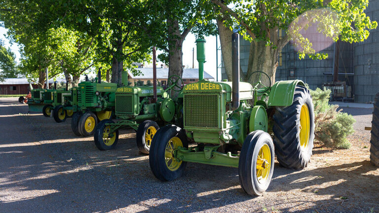 tractors outside frey ranch farmers and distillers fallon nevada