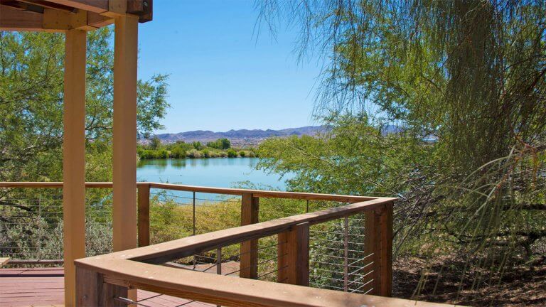 balcony at henderson bird viewing preserve