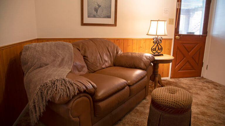 living room at hotel lamoille