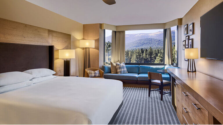 Lake Tahoe Hyatt Regency king size room
