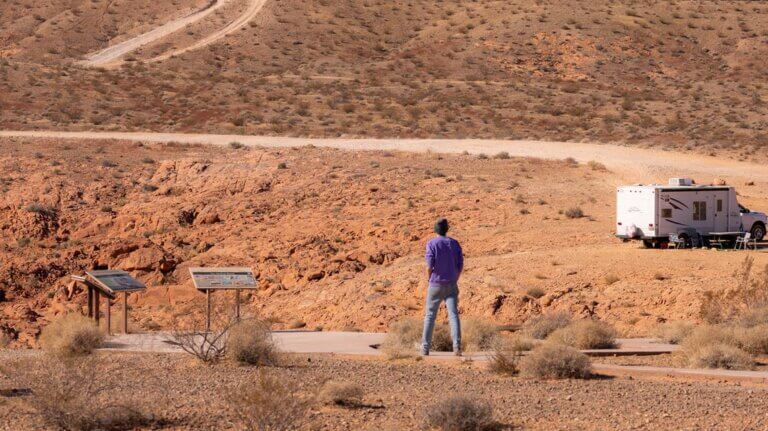logandale trails system near moapa valley and overton nv