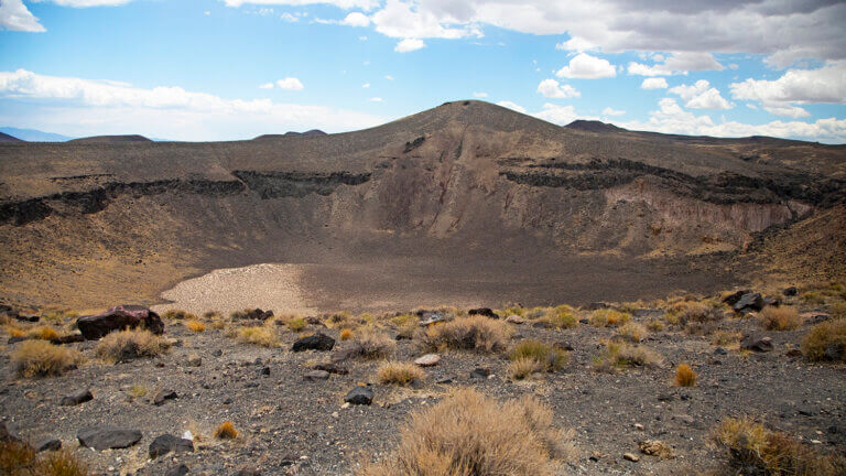 largest natural crater in nevada