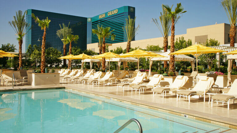 MGM Grand Hotel and Casino - The Director's Pool at the MGM Grand Hotel &  Casino