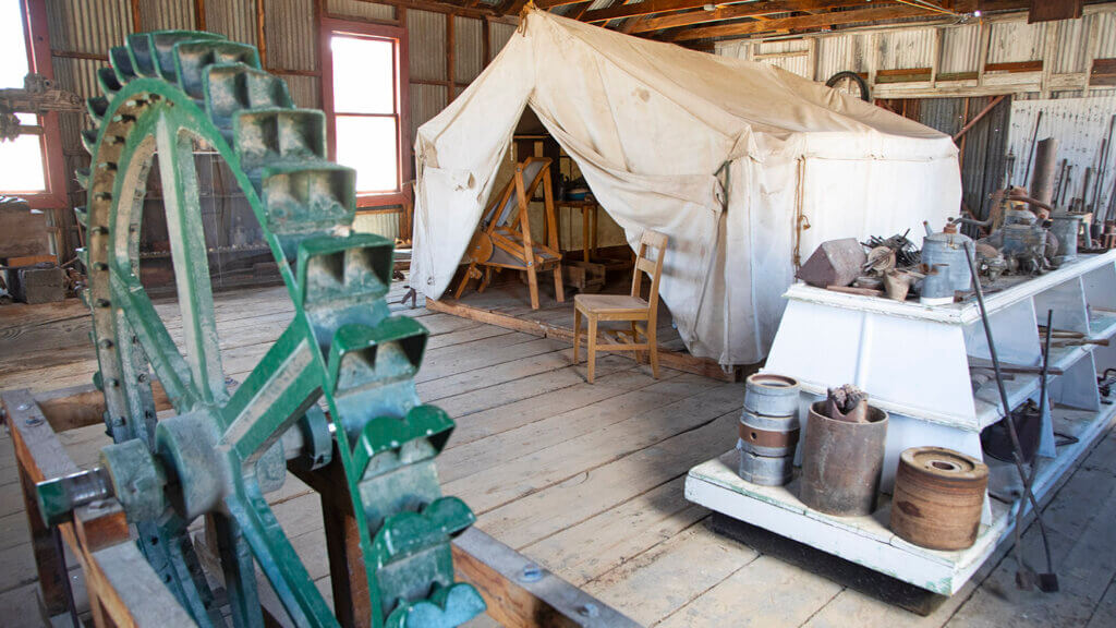 tonopah mining park indoor exhibits