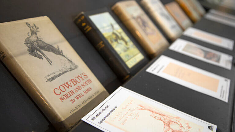 historic books at Northeastern Nevada Museum