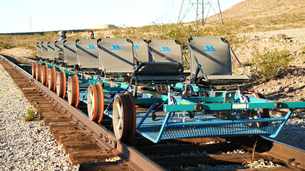 boulder city rail bike tours at nevada state railroad museum in boulder city nv