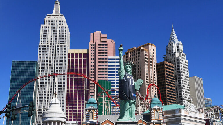 new york new york hotel and casino roller coaster