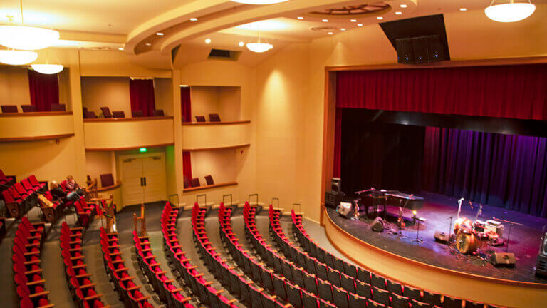 theatre inside the oats park arts center