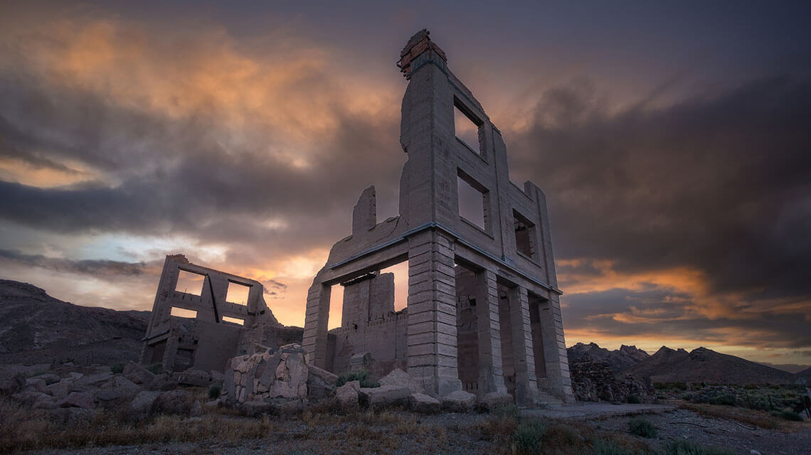 rhyolite ghost town nevada