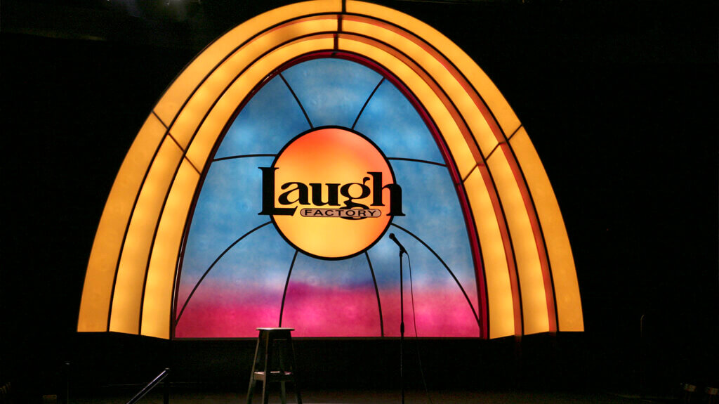 laugh factory stage at the silver legacy reno