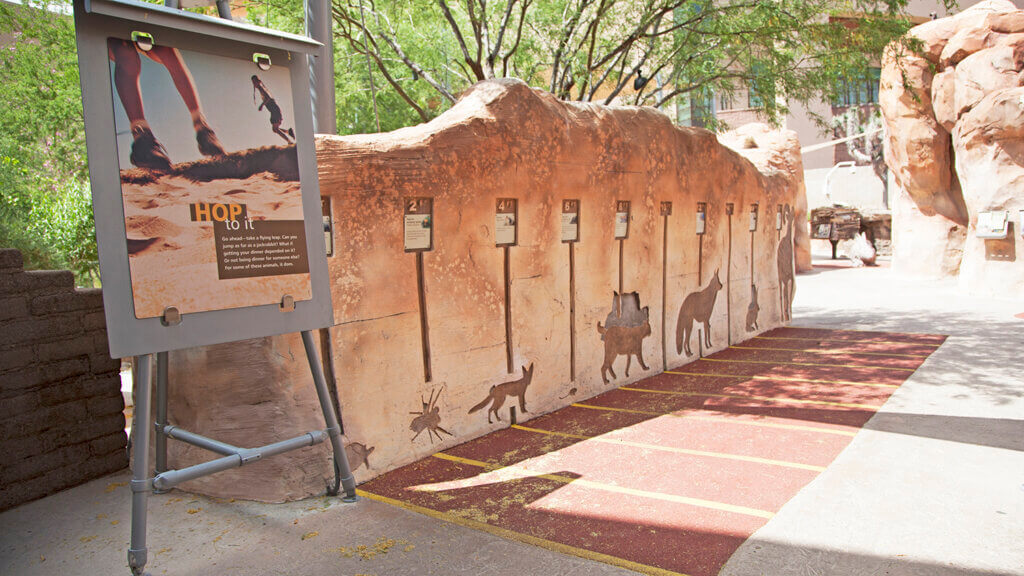 Botanical Garden entrance at the Las Vegas Springs Preserve