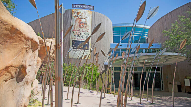 Botanical Garden entrance at the Las Vegas Springs Preserve