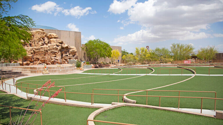 Botanical Garden entrance at the Las Vegas Springs Preserve