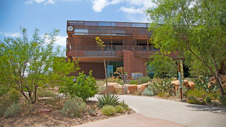 Botanical Garden entrance at the Las Vegas Springs Preserve