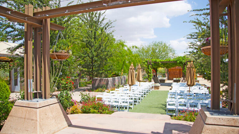 Botanical Garden entrance at the Las Vegas Springs Preserve