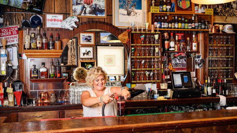 bartender at the star bar