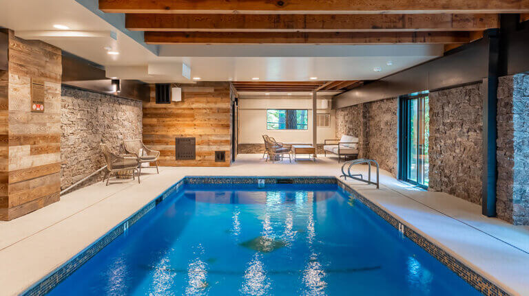 pool inside the incline village in north lake tahoe nevada