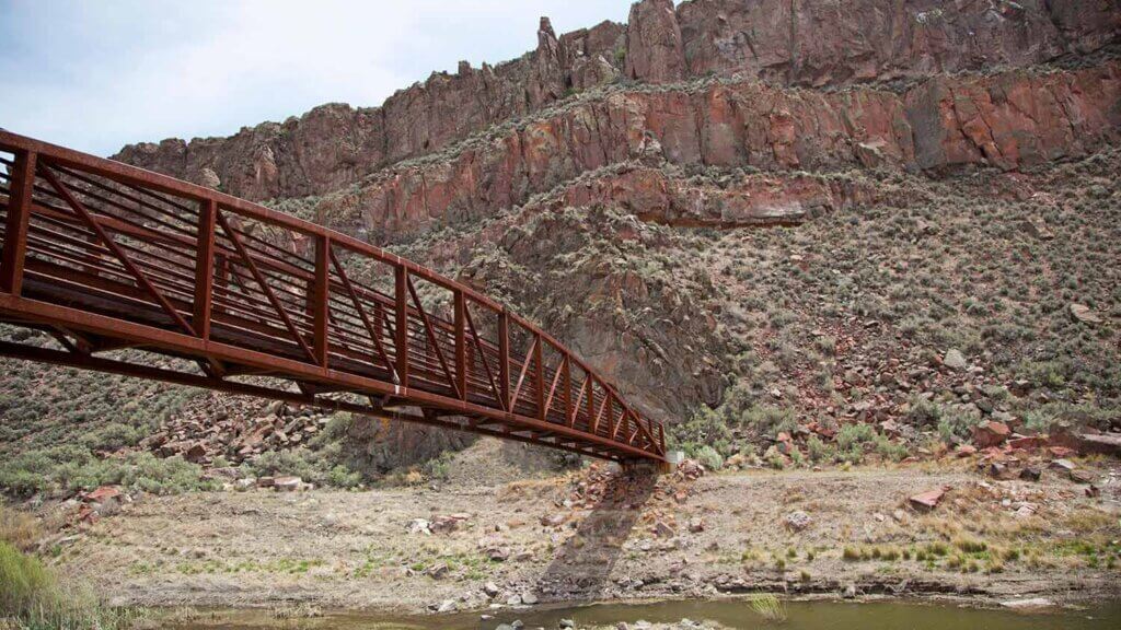 bridge at echo canyon reservoir