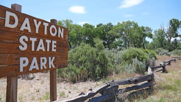 entrance dayton state park
