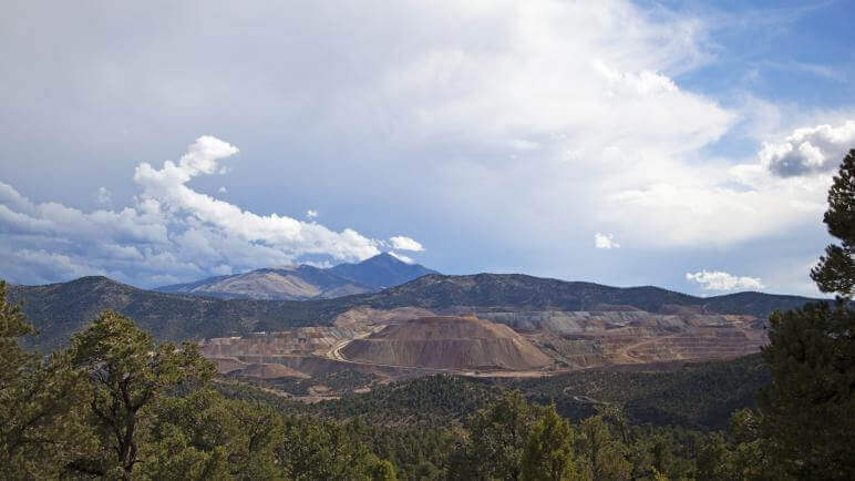 aerial view of garnet hill