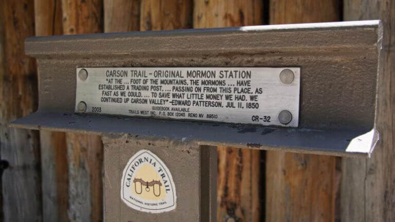 signpost mormon station