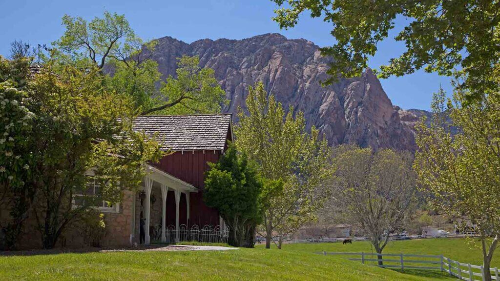 spring mountain ranch house