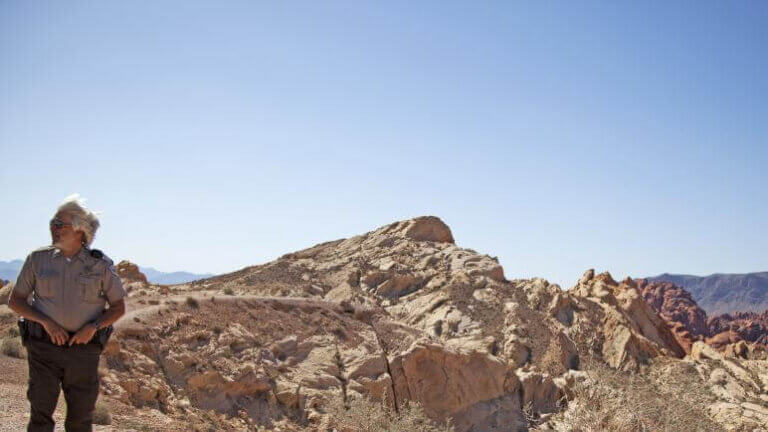 state park ranger at valley of fire