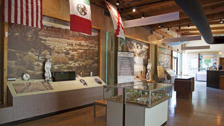 visitor center at the old las vegas mormon fort state historic park