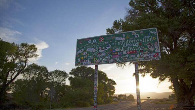 extraterrestrial highway sign