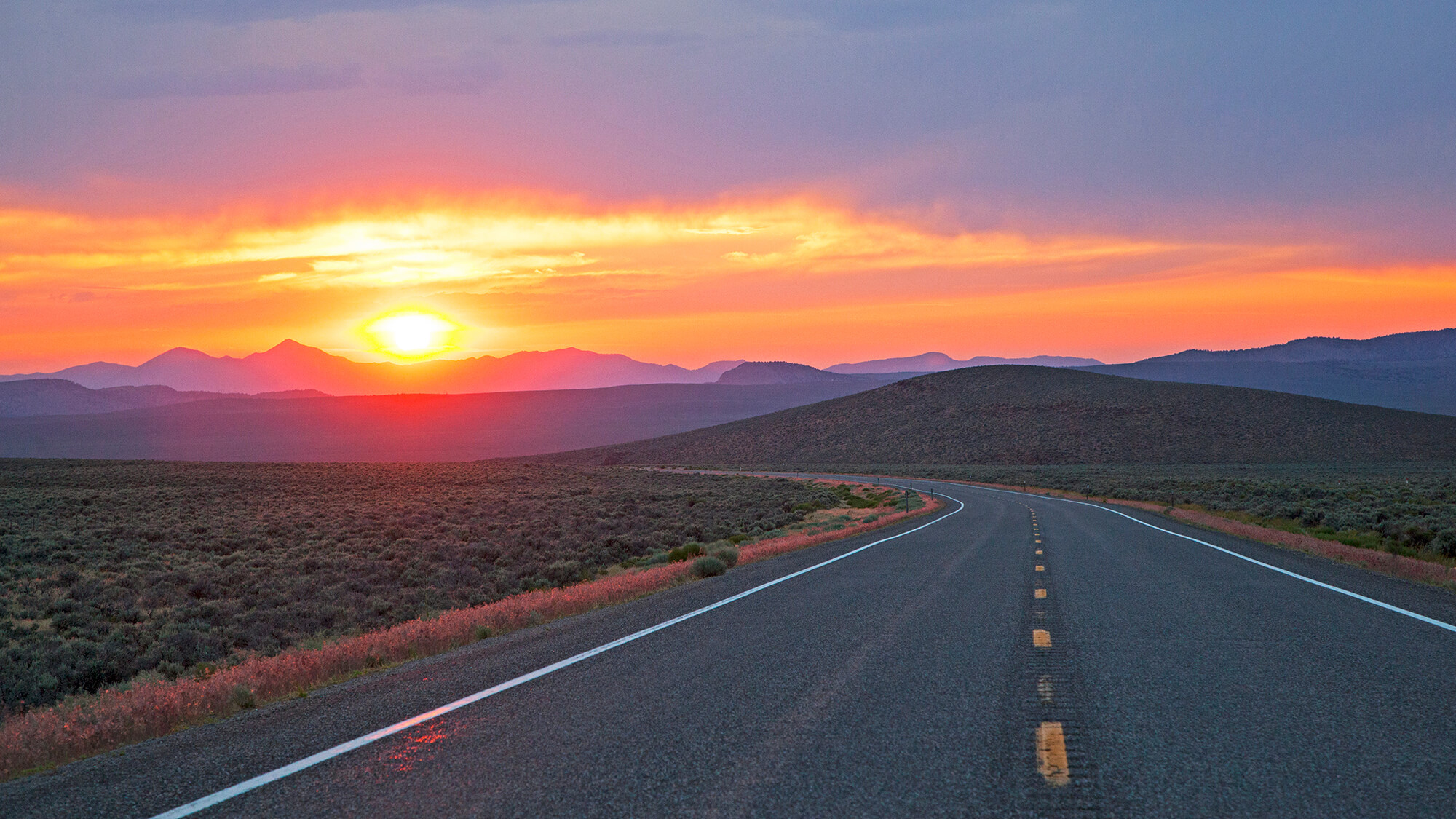 Nevada US route 50 marker road sign Lincoln Highway Loneliest Road ...