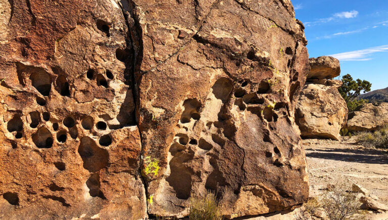 rock wall at mount irish wilderness area