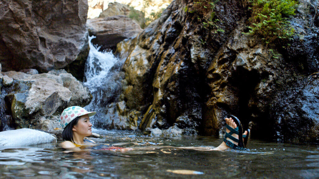 Hot springs at gold strike 