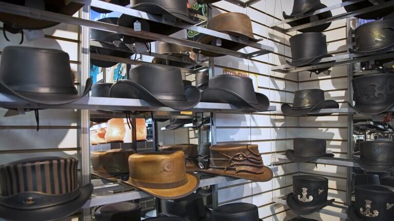 hats at Melting Pot World Emporium