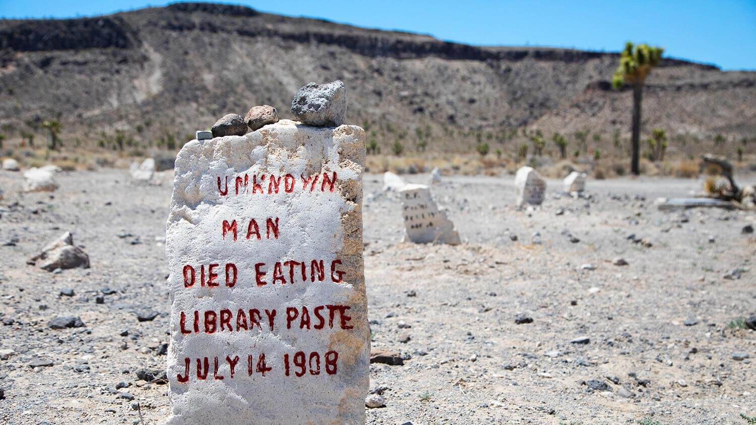 man died eating library paste