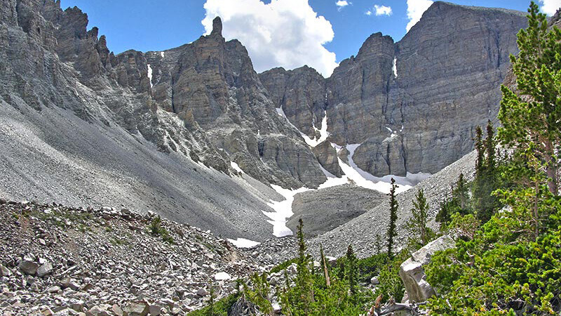 5. Great Basin is home to Nevada's only active glacier.
