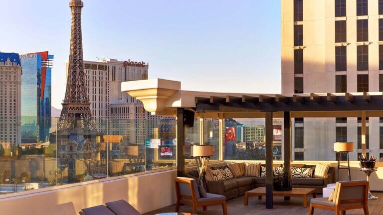 Patio at Nobu Hotel Caesars Palace