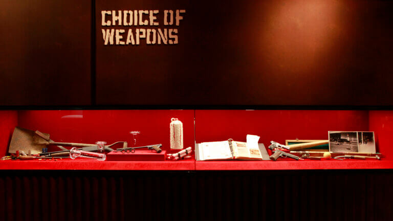 mob museum choice of weapons
