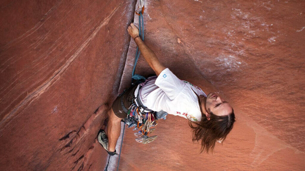 rock climbing at red rock